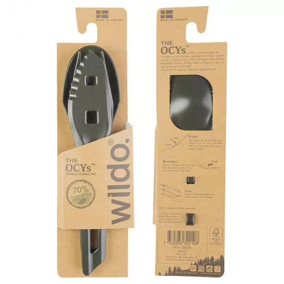 WILDO® THE OCYS™ (OUTDOOR CUTLERY SET) OLIVE